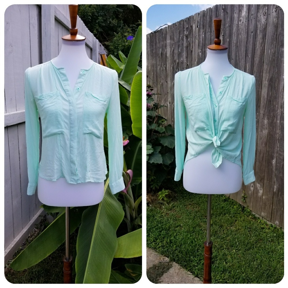 Maeve Anthropologie Long Sleeve Blouse